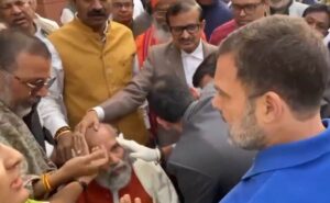 Rahul Gandhi Approaches BJP MP Who Fell During Protest, This Happens