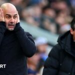 Man City lose to Aston Villa: Pep Guardiola says struggling champions ‘have to find a way’ to win again