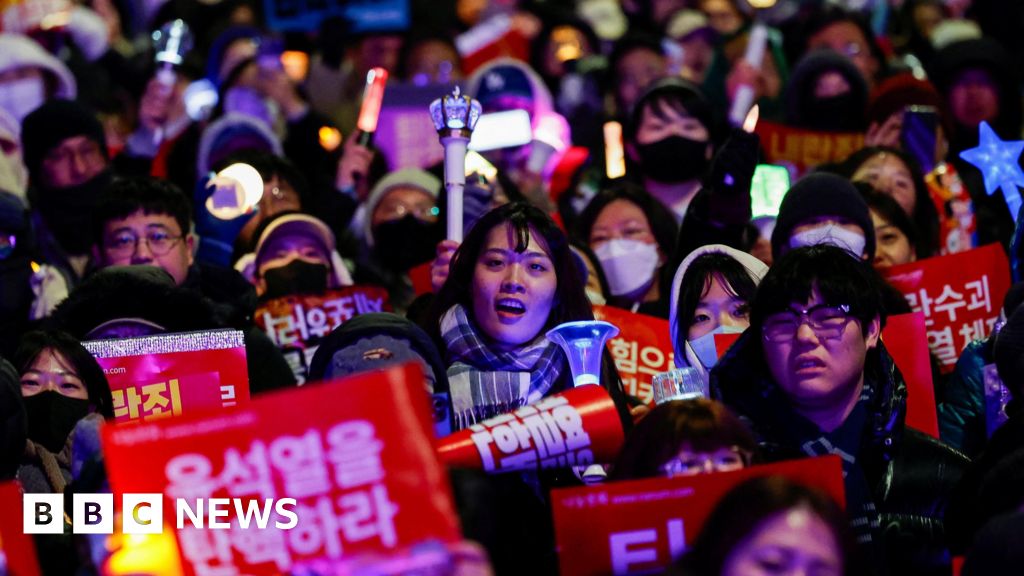 South Korea protesters watch impeachment hopes fade