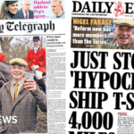 ‘Tory war with Farage’ and Just Stop Oil ‘hypocrites’