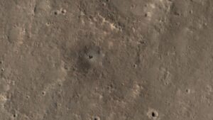 NASA’s InSight Mars Lander Captured with Dust Layers by Mars Reconnaissance Orbiter