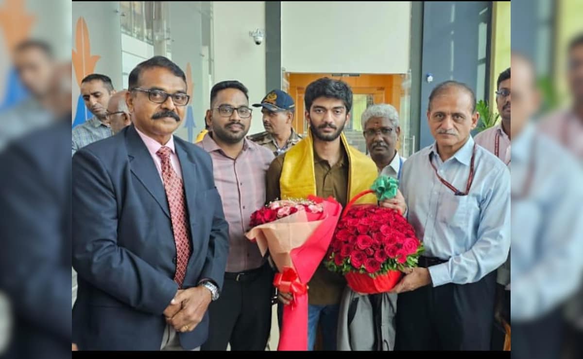 World Chess Champion D Gukesh Arrives In Chennai To Warm Welcome. Watch