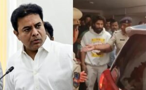 KTR Slams Congress Over Allu Arjun Arrest