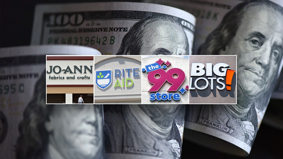 JOANN Fabrics, Rite Aid, 99 Cents Only Store and Big Lots logos