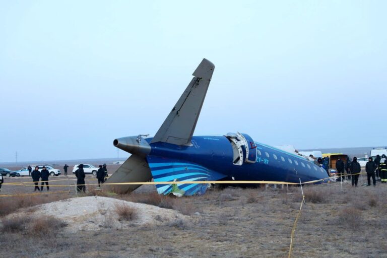 Azerbaijan President Says Plane That Crashed Was Shot At From Russia