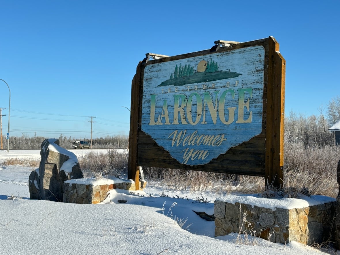 La Ronge welcome sign