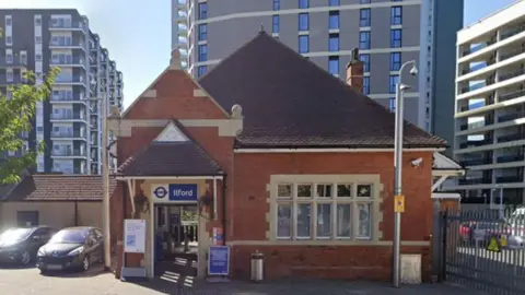 Google General view of Ilford railway station