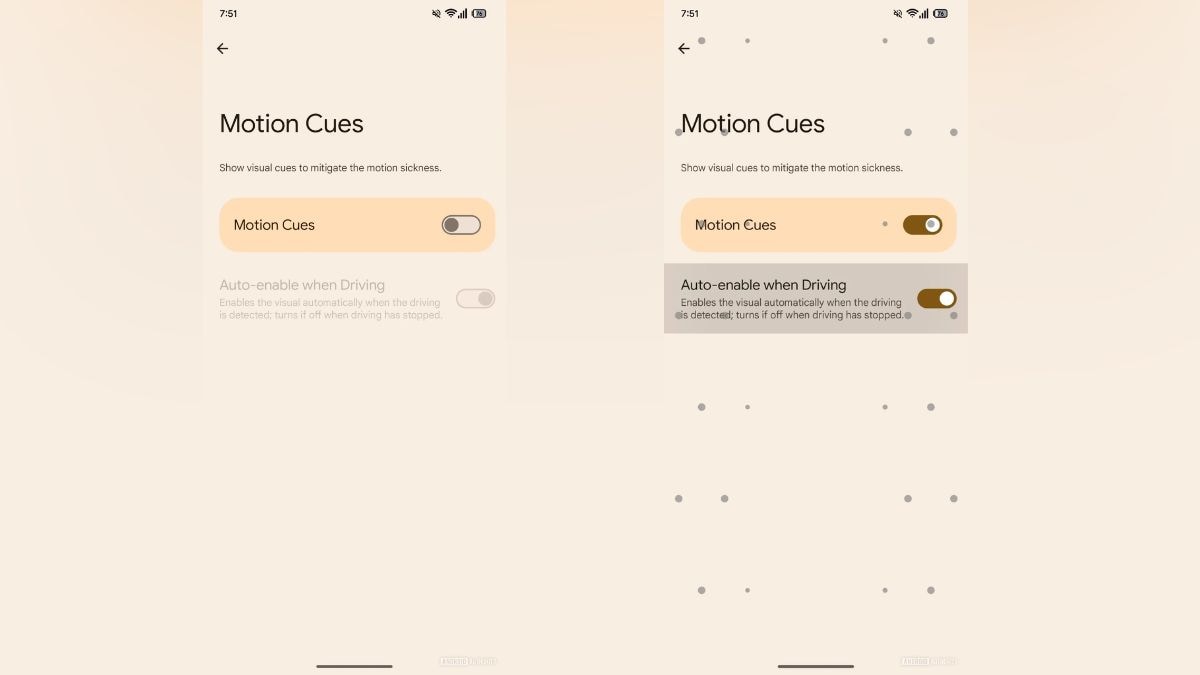 google motion cues feature android authority Motion Cues Feature