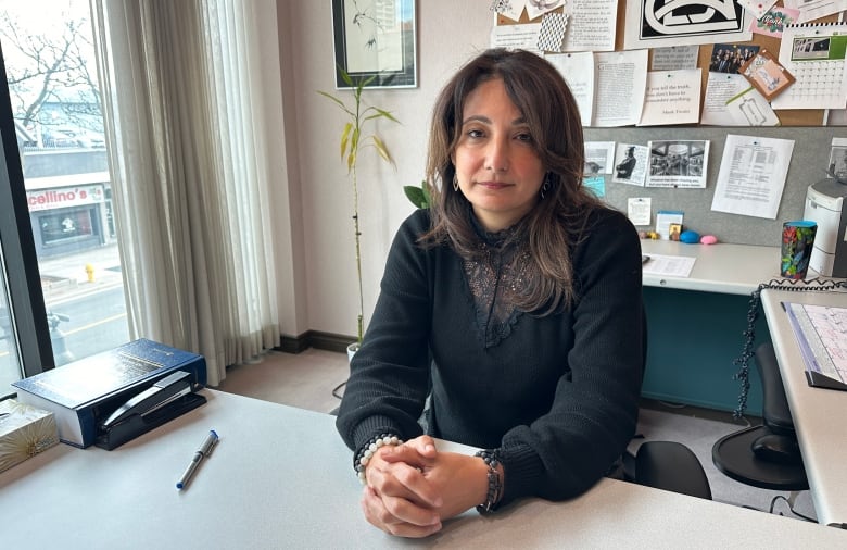 Community Legal Aid's Lilian Bahgat is pictured in her office.