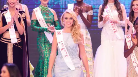 Getty Images Stephanie Hill as Miss England. Here she is second runner-up at the Miss World 2017 competition. 