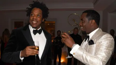 Getty Images File image of Jay-Z and Diddy at an event