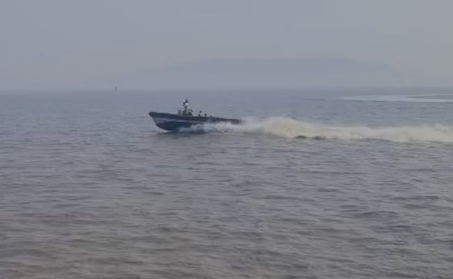 Video: Moments Before Navy Boat Collided With Ferry Near Mumbai