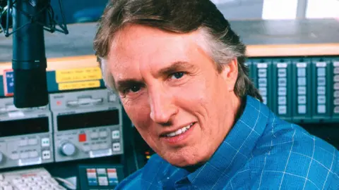 BBC Johnnie Walker pictured in a radio studio in 2000