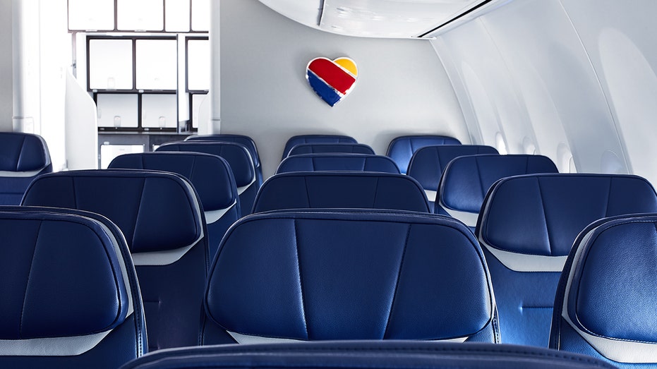 SWA plane interior