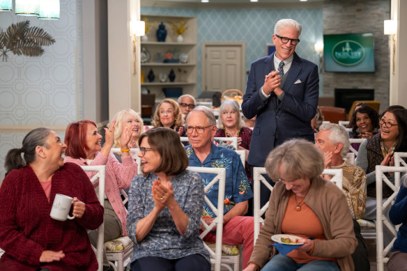 In A Man on the Inside, Charles (Ted Danson) gets a new lease on life by going undercover in an aged-care home.