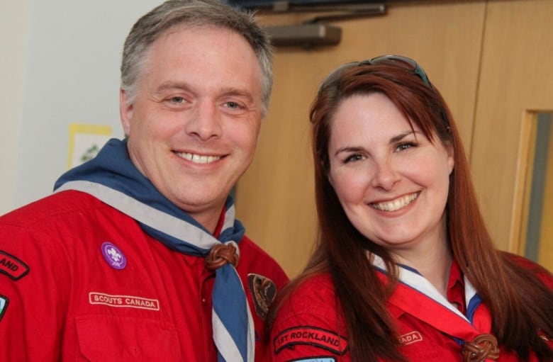 Stephen and Nathalie Greensides both volunteered for Scouts Canada for years.