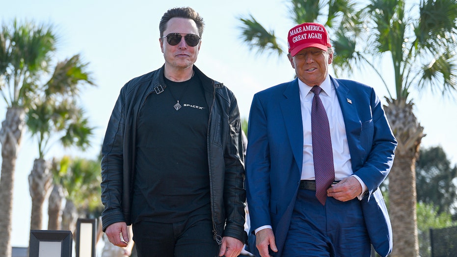 Elon Musk and Donald Trump in Florida