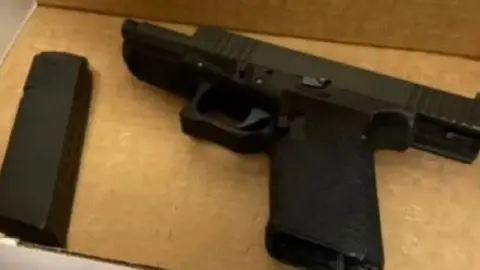 CBS News Two components of a so-called ghost gun