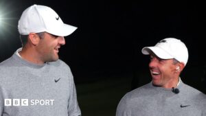 The Showdown: Rory McIlroy & Scottie Scheffler beat Bryson DeChambeau & Brooks Koepka in PGA Tour-LIV Golf duel