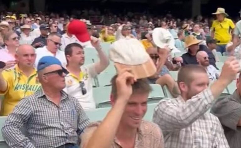 India, Australia Fans Join Forces For Iconic ‘Floppy Hats’ Tribute To Shane Warne. Watch