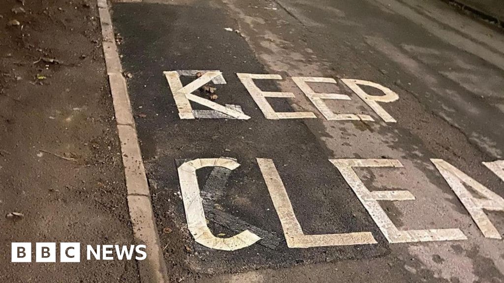 Cirencester road repainted again after “Ceep Klear” spelling error