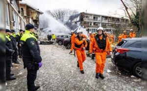 Explosion Hits Block Of Flats At The Hague