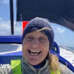 Round-the-world sailor makes land after broken mast