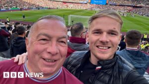 Son appeals for lost Rolex watch after Dad dies at West Ham match