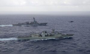 Taiwan reports near doubling of Chinese warships nearby