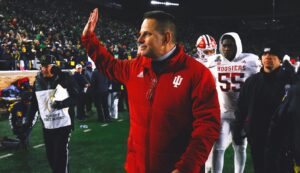 Big talk, little walk from Curt Cignetti in Hoosiers’ CFP loss to Notre Dame