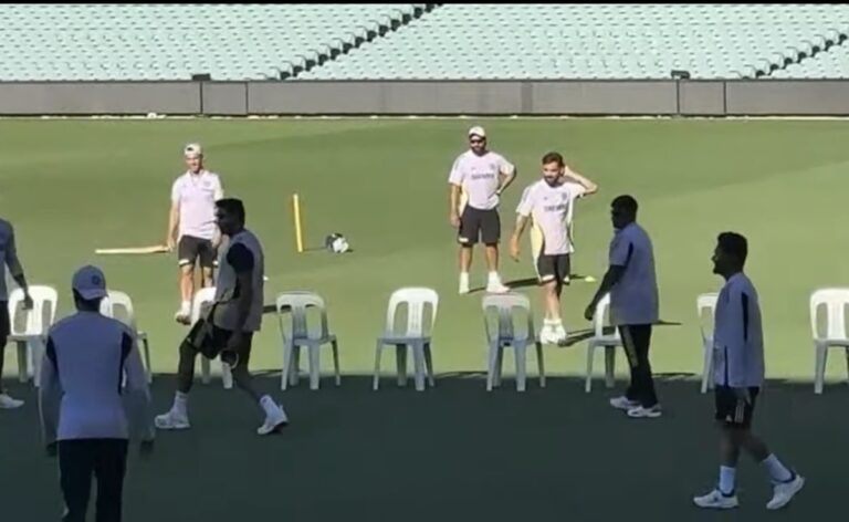 Juniors vs Seniors In Team India Ahead Of 2nd Test Against Australia – Watch