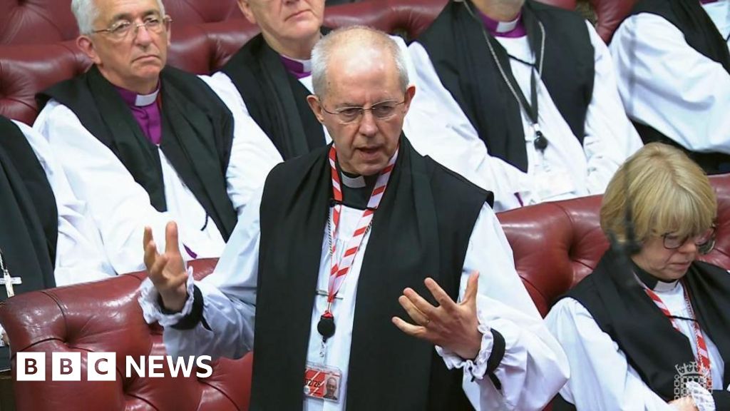 Welby sorry for hurting abuse survivors with Lords speech