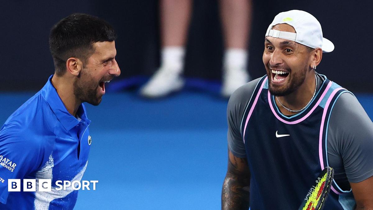 Novak Djokovic and Nick Kyrgios win doubles debut at Brisbane International