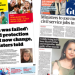 ‘Sara was failed’ and 10,000 civil service jobs to be axed