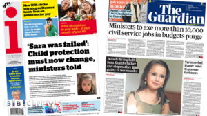 ‘Sara was failed’ and 10,000 civil service jobs to be axed