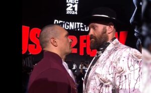 11-Minute Stare-Down As Oleksandr Usyk, Tyson Fury Set For Riyadh Rematch