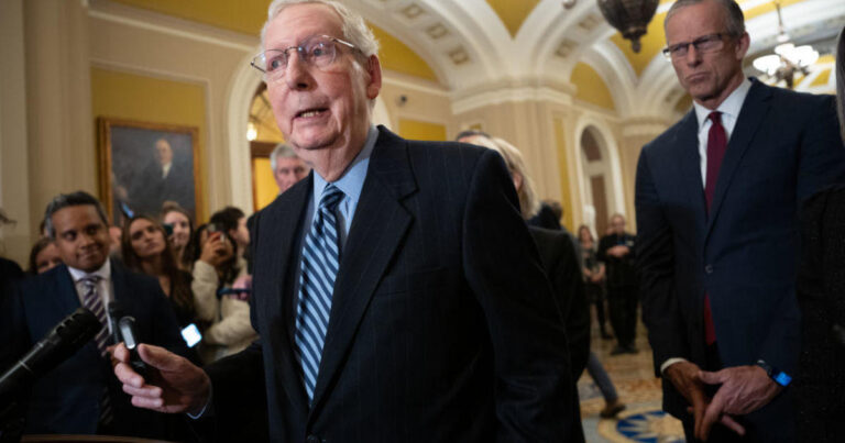 McConnell suffers fall on Capitol Hill, prompting medical treatment