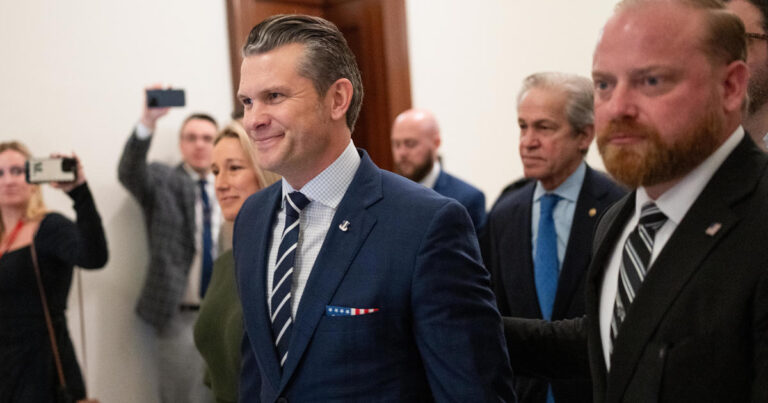 Pete Hegseth returns to Capitol Hill to build support as Trump’s defense secretary