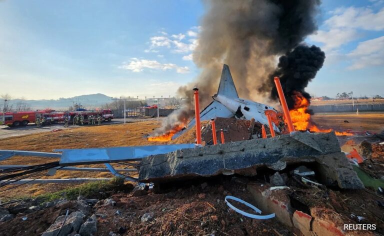 29 Killed After Plane With 181 On Board Crashes On South Korea Runway