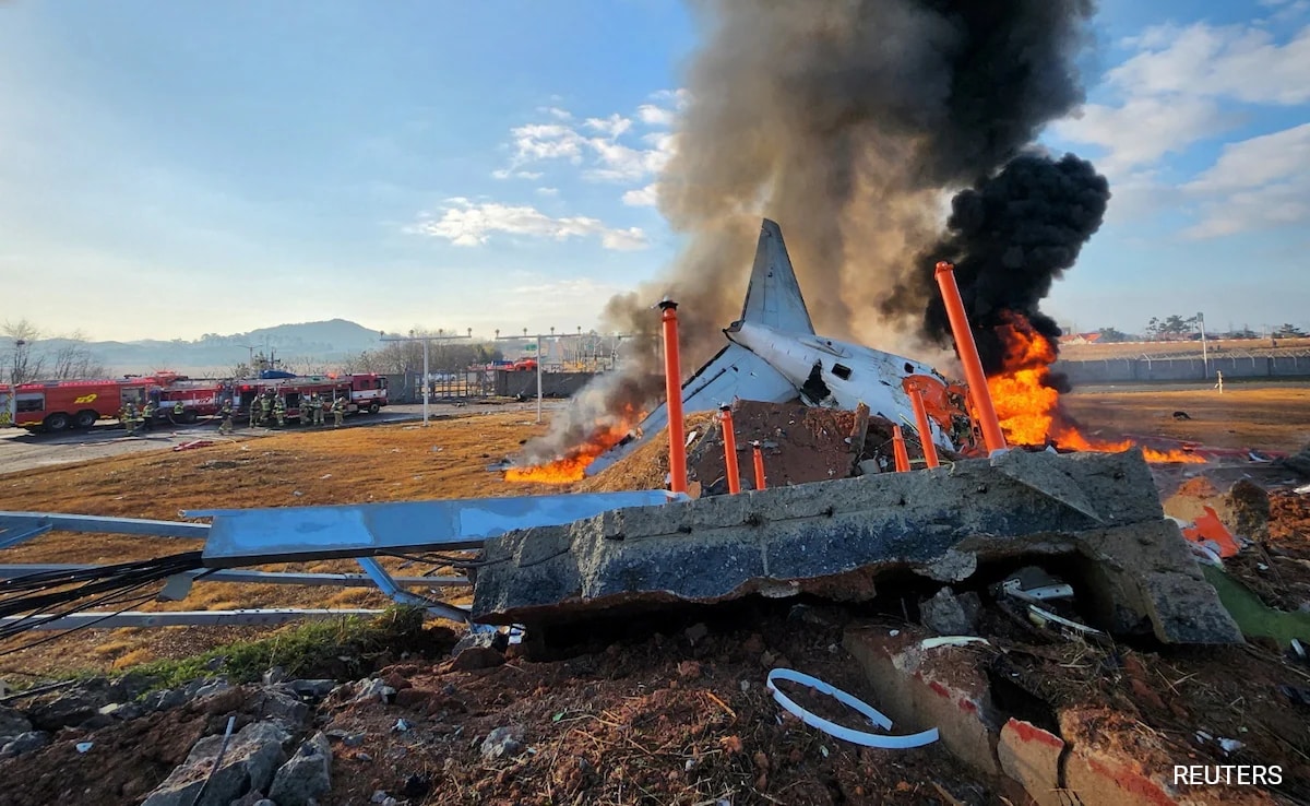 29 Killed After Plane With 181 On Board Crashes On South Korea Runway