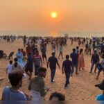 Goa’s beaches are packed as tourists arrive for New Year’s Eve parties