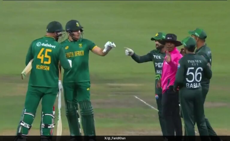 “Shut Up And Play”: Mohammad Rizwan, Heinrich Klaasen Engage In Heated Affair On Field. Video