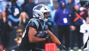 Panthers’ 1,000-yard rusher Chuba Hubbard (calf) on IR for final two games