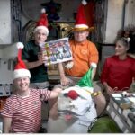 Astronauts on ISS Share Christmas Cheer with Floating Candy Canes and Festivities