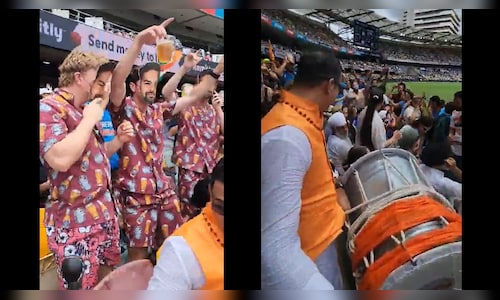 Watch: Fans wear Rishabh Pant’s face masks and dance on dhol beats at Gabba test