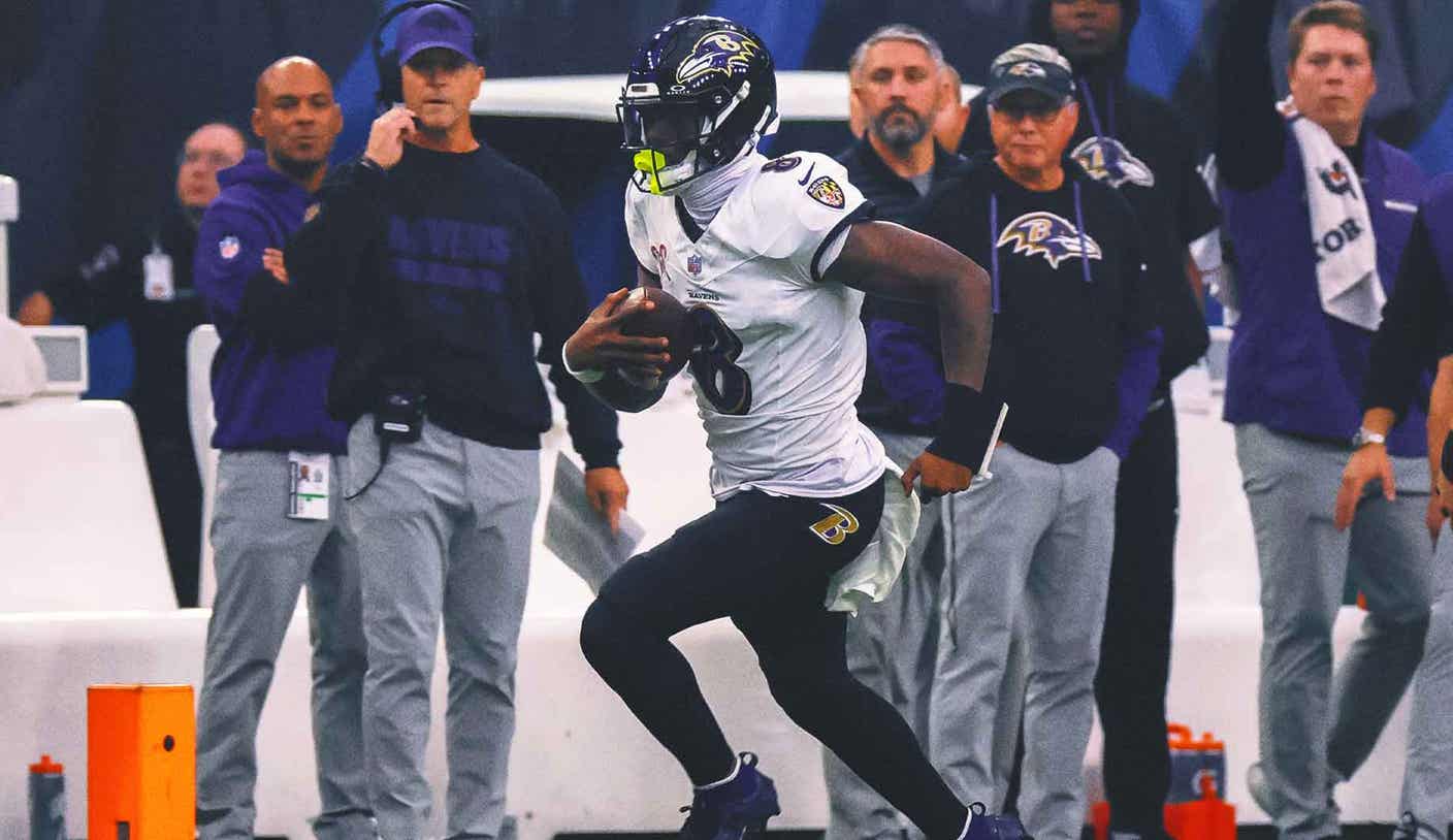 Lamar Jackson passes Michael Vick for most QB rushing yards in NFL history