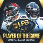 Tom Brady’s LFG Player of the Game for Week 16: Ravens QB Lamar Jackson