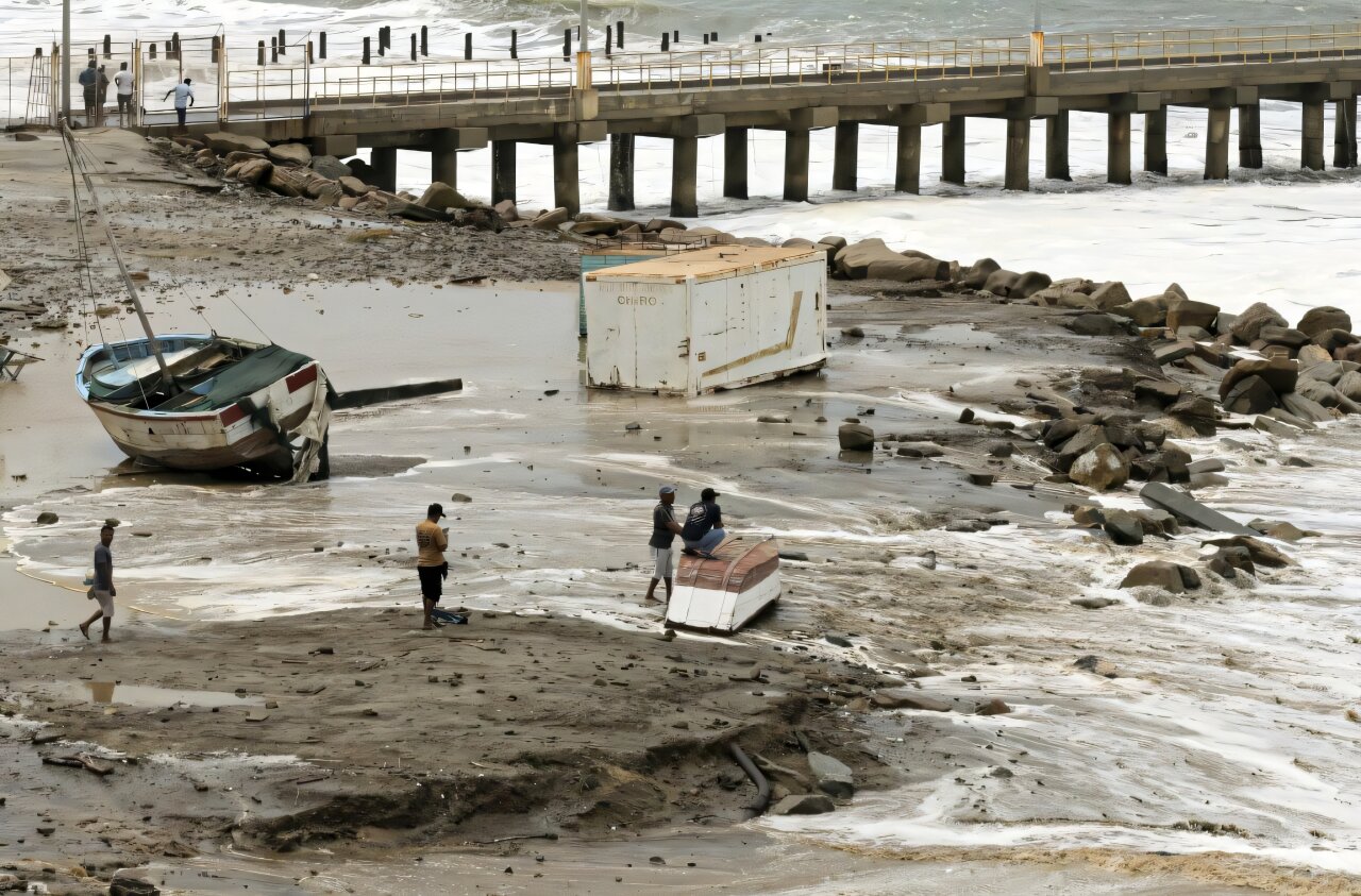 One dead in Ecuador, Peru ports closed amid massive waves