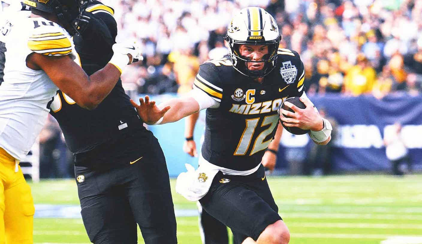 Missouri rallies from 10 down, beats Iowa 27-24 in the Music City Bowl