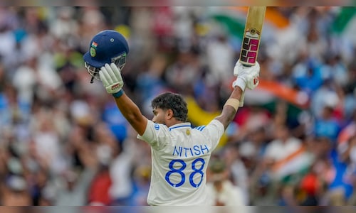 Nitish Kumar Reddy rounds-off a memorable 2024 with a maiden Test hundred